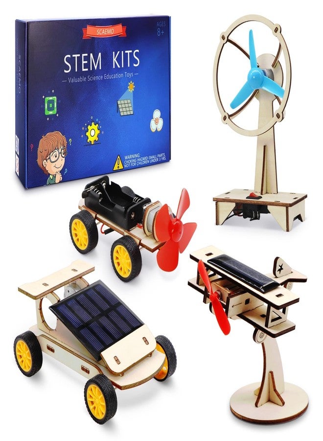SCAEMO STEM Kits for Kids Ages 8-10-12-14, Stem Toys for Boys Age 8-12, Science Projects, Solar Car Building Kits, Activities Engineering Kit, Gifts for 8 9 10 11 12 Year Old Boys - Image 1